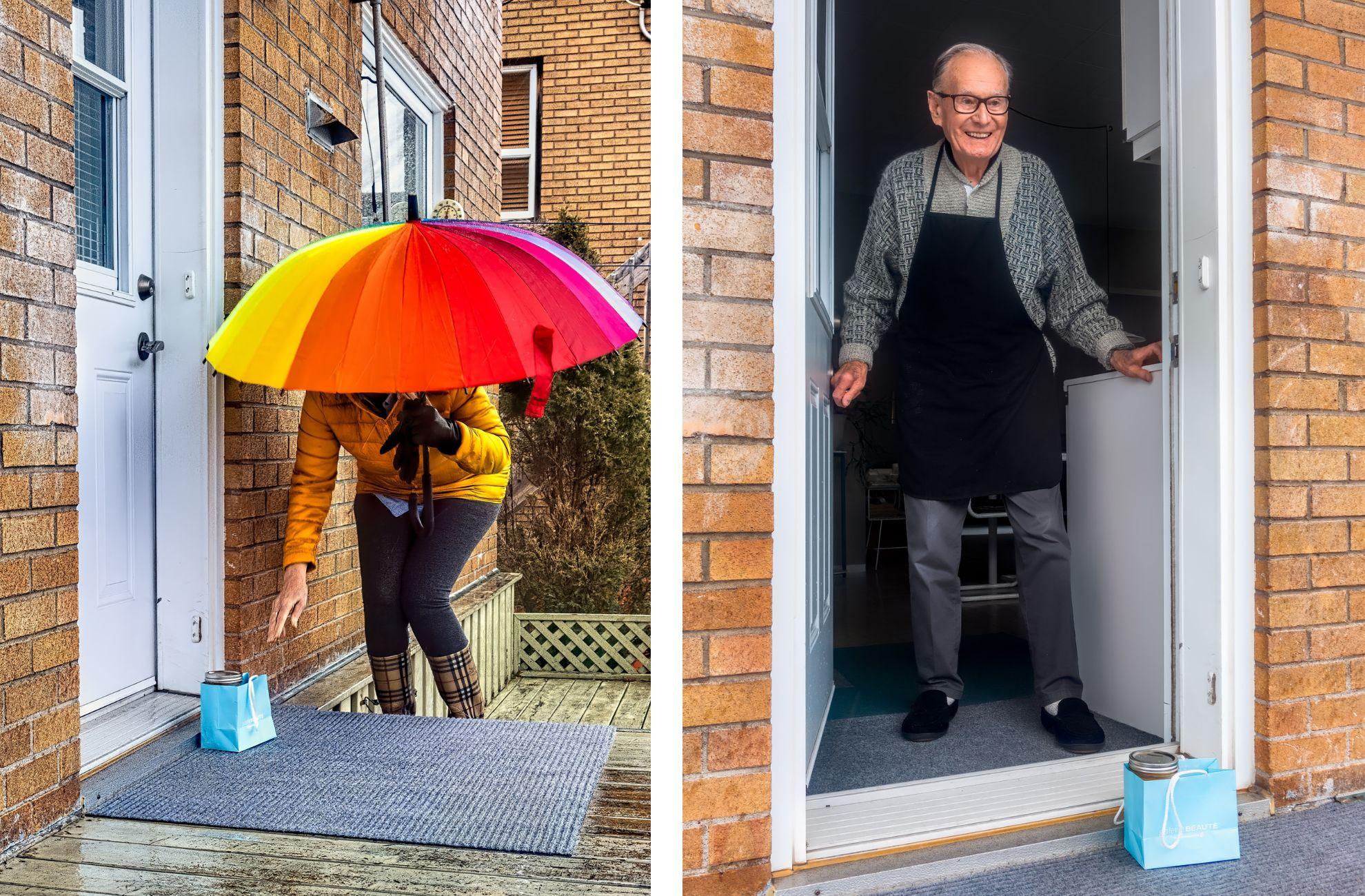 tip: laat zomaar presentje achter bij de buren