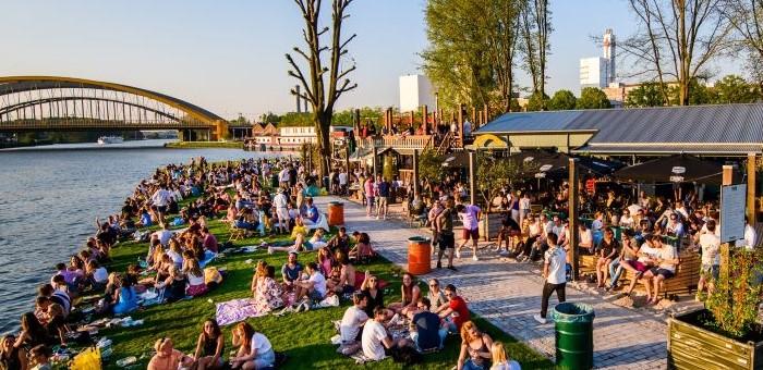 Stadsstrand oog in al utrecht