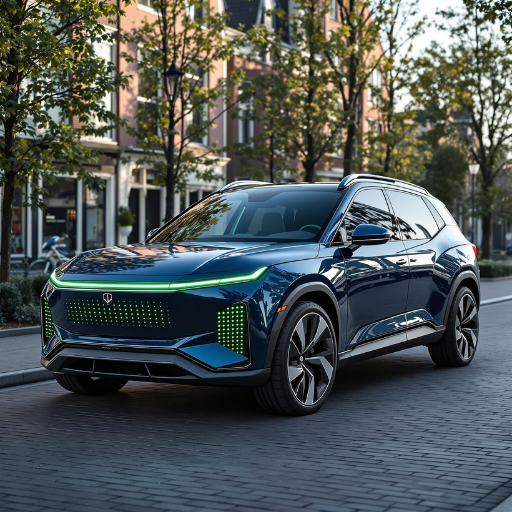 Nieuwe auto 2025 een toekomstige auto aangestuurd door AI