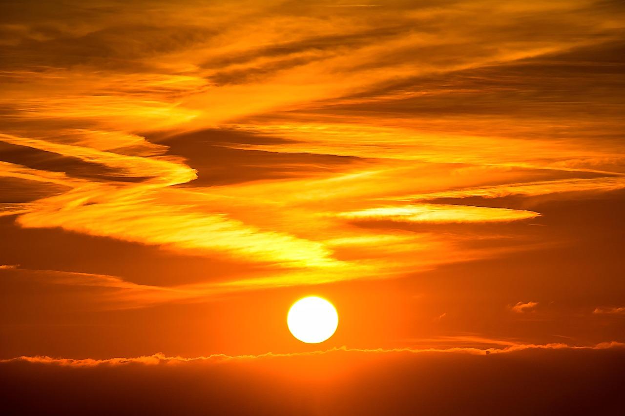 zonsondergang zonsondergang