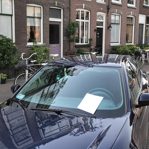 autoschade briefje achterlaten