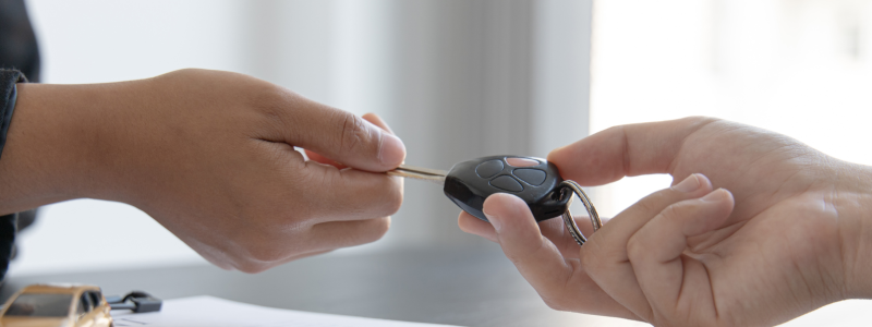 autosleutel overhandigen huurauto